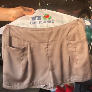 Bebe silk shorts. Smoke free pet free home